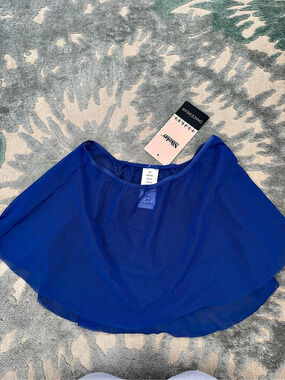 Nikolay Echo Dance Skirt Blue XS NWT Circle Skirt